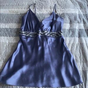 Mexx Blue Silk strap top